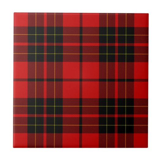 Brodie Clan Tartan kariert Fliese (Vorderseite)