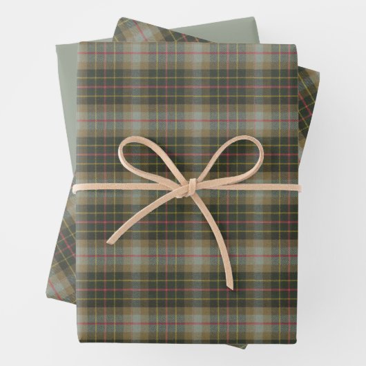 Brodie Hunting Weathered Original Scottish Tartan Geschenkpapier Set (Beispiel)