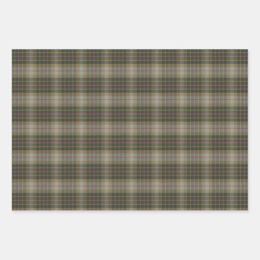 Brodie Hunting Weathered Original Scottish Tartan Geschenkpapier Set (Vorderseite)