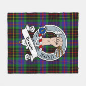 Brodie Junting Clan Abzeichen Tartan Kariert Fleecedecke (Vorderseite (Horizontal))