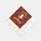 Brodie Personalisiert Tartan Christmas Serviette (Ecke)