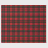 Brodie Red Modern Original Scottish Tartan Geschenkpapier (Flach)