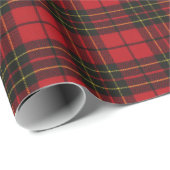 Brodie Red Modern Original Scottish Tartan Geschenkpapier (Rolleneckpunkt)