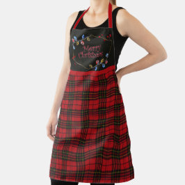 Brodie Red Original Tartan Christmas Schürze