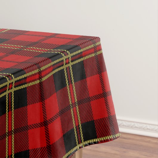 Brodie Red Scott Clan Tartan Pattern Tischdecke (Beispiel)