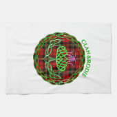 Brodie Scottish Tartan Celtic Thistle Geschirrtuch (Horizontal)