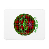 Brodie Scottish Tartan Celtic Thistle Magnet (Horizontal)