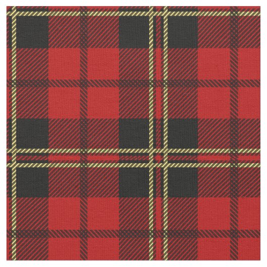 Brodie Tartan-Druck Stoff (Nahaufnahme)