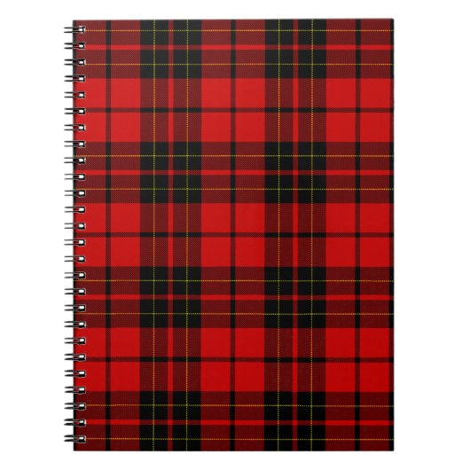 Brodie Tartan kariert Notizblock (Vorderseite)