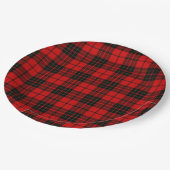 Brodie Tartan kariert Pappteller (Schrägansicht)