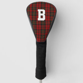 Brodie Tartan Karierte Mit Monogramm Treiberabdeck Golf Headcover