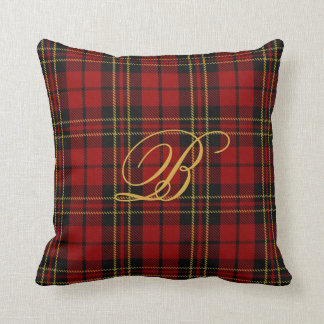 Brodie Tartan-Monogramm-Kissen Kissen