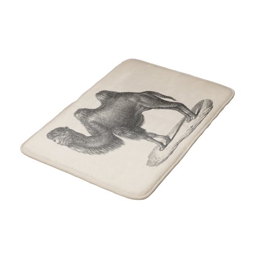 Brodtmann Camel Sketch Badematte (Schrägansicht)