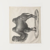 Brodtmann Camel Sketch Wandteppich (Vorderseite)