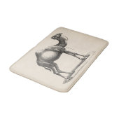 Brodtmann Dromedary Camel Sketch Badematte (Schrägansicht)