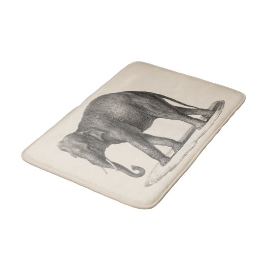 Brodtmann Elephant Sketch Badematte (Schrägansicht)