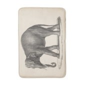Brodtmann Elephant Sketch Badematte (Vorderseite Vertikal)