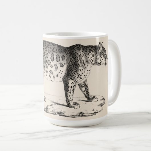 Brodtmann Leopard Sketch Kaffeetasse (VorderseiteRechts)