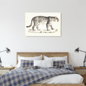 Brodtmann Leopard Sketch Leinwanddruck (Insitu (Schlafzimmer))