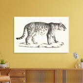 Brodtmann Leopard Sketch Leinwanddruck (Insitu (Wohnzimmer))