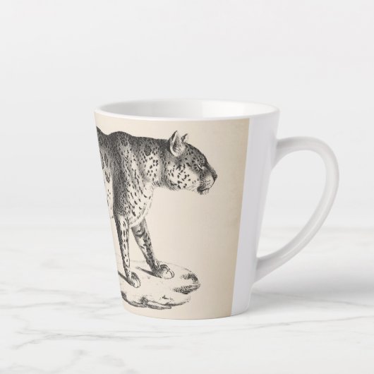 Brodtmann Leopard Sketch Milchtasse (Rechts)