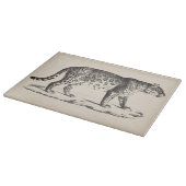 Brodtmann Leopard Sketch Schneidebrett (Ecke)