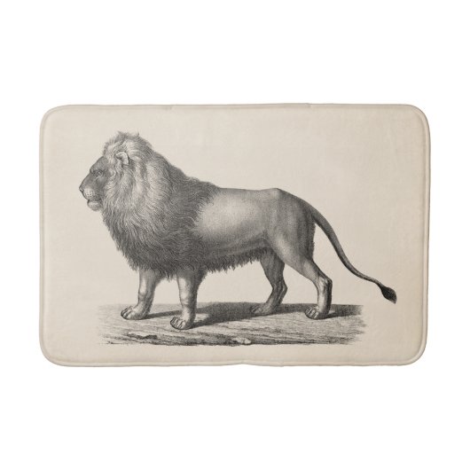 Brodtmann Lion Sketch Badematte (Vorderseite)