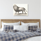 Brodtmann Lion Sketch Leinwanddruck (Insitu (Schlafzimmer))