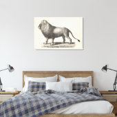 Brodtmann Lion Sketch Leinwanddruck (Insitu (Schlafzimmer))