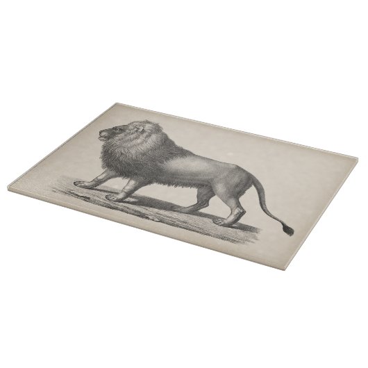 Brodtmann Lion Sketch Schneidebrett (Ecke)