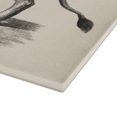 Brodtmann Lion Sketch Schneidebrett (Ecke)