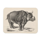 Brodtmann Rhinoceros Sketch Magnet (Horizontal)