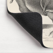 Brodtmann Rhinoceros Sketch Mousepad (Ecke)