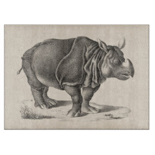 Brodtmann Rhinoceros Sketch Schneidebrett