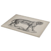 Brodtmann Tiger Sketch Schneidebrett (Ecke)