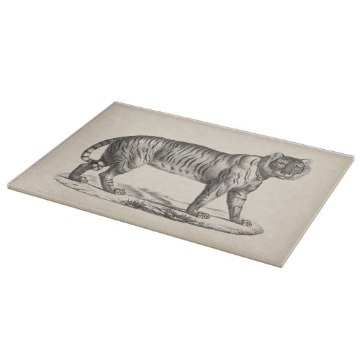 Brodtmann Tiger Sketch Schneidebrett (Ecke)