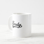 Brody name first last family gifts kaffeetasse (Vorderseite Links)