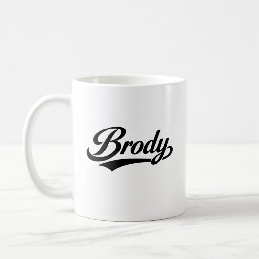 Brody name first last family gifts kaffeetasse (Links)