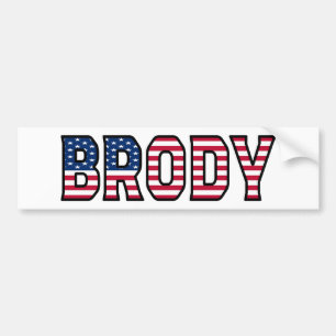 Brody Name Vorname USA Aufkleber Sticker Auto Autoaufkleber