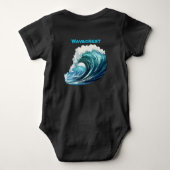 Brody Ocean Wavecrest Baby Strampler (Rückseite)