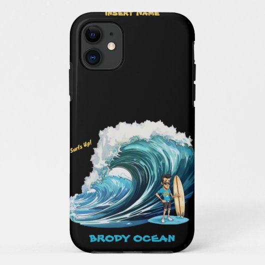 Brody Ocean Wavecrest Case-Mate iPhone Hülle (Rückseite)