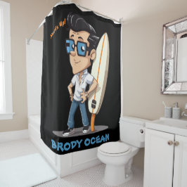 Brody Ocean Wavecrest Duschvorhang