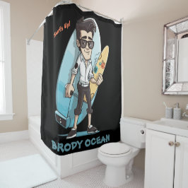 Brody Ocean Wavecrest Duschvorhang