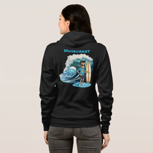 Brody Ocean Wavecrest Hoodie (Schwarz voll)