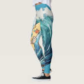 Brody Ocean Wavecrest Leggings (Links)