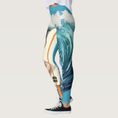 Brody Ocean Wavecrest Leggings (Links)