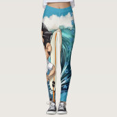 Brody Ocean Wavecrest Leggings (Vorderseite)