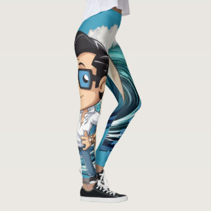 Brody Ocean Wavecrest Leggings