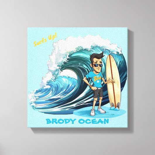 Brody Ocean Wavecrest Leinwanddruck (Vorderseite)