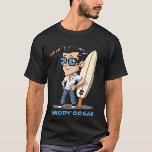 Brody Ocean Wavecrest T-Shirt (Vorderseite)